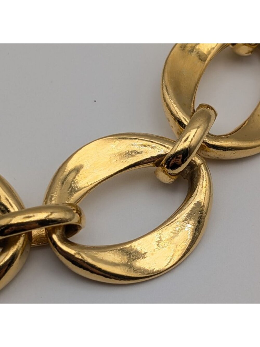 Chanel Gold Chain Choker Necklace Vintage - Picture 5 of 7